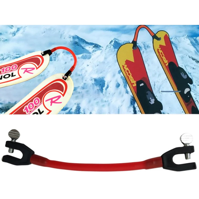 Snowboard Ski Tip Connector Beginners Winter Children Adults Ski Training Aid Outdoor Exercise Sport Snowboard Accessories