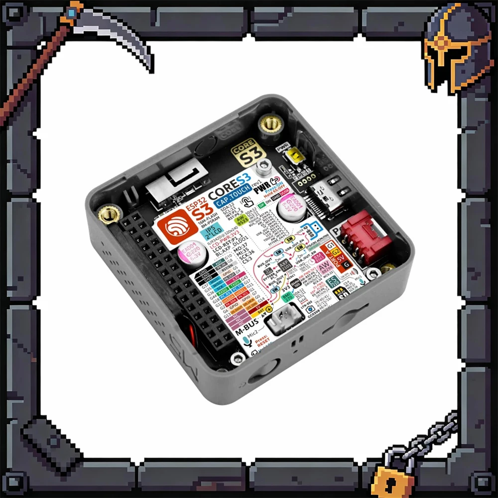 M5Stack CoreS3 ESP32S3 Mini Intelligent Control Host Multimedia Application AI Machine Learning Internet Things Development Kit