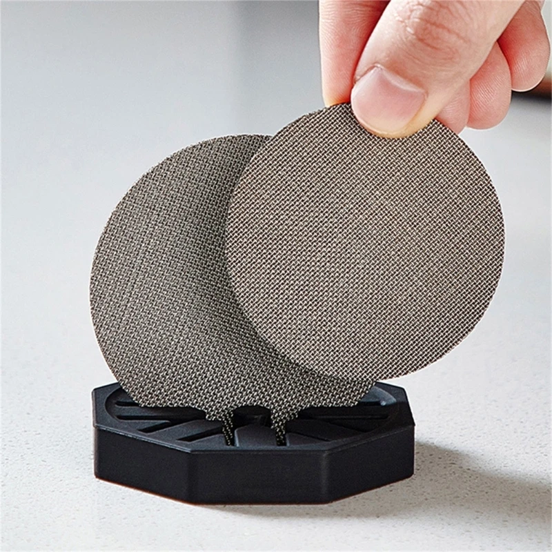 Silicone Espresso Puck Screen Holder Kitchen Storage Organization Coffee Filter 667A