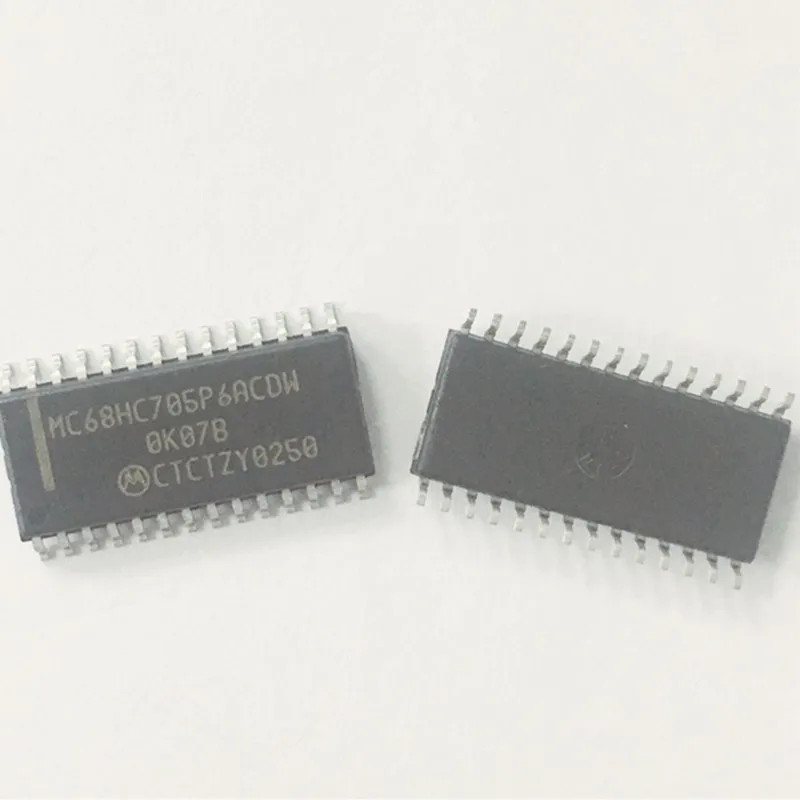 Mc68hc705p6acdw 	Microcontroller, 8-Bit, Otprom, 6805 Cpu, 2.1Mhz, Hcmos, Pdso28, Soic-28 New Original In Stock