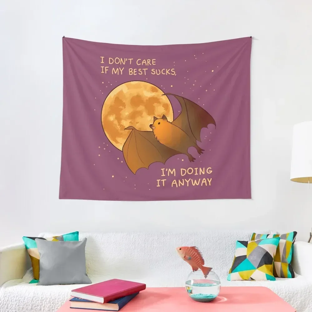 

I DON'T CARE IF MY BEST SUCKS Flying Fox Bat Tapestry For Bedroom Room Ornaments Tapestry