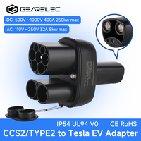 GEARELEC CCS2 to Tesla EV Charging Adapter 250A CCS2 Combo for Tesla Convertor for Car Charger CCS2 Tesla Adapter