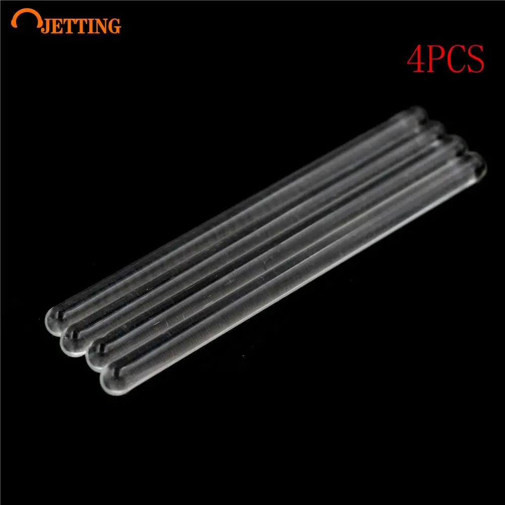 4pcs glass stirring rod transparent Lab stirring stick muddler glass stirrer for scientific experiment