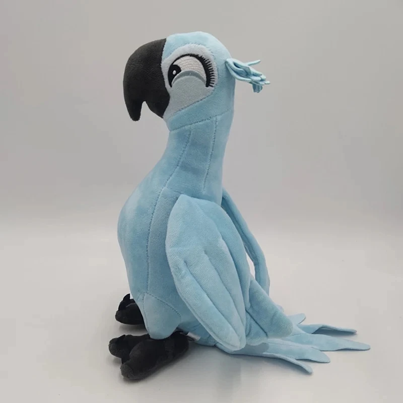 Novo filme rio 2 dos desenhos animados brinquedos de pelúcia 30cm azul papagaio blu & jóia pássaro bonecas presentes de natal para crianças brinquedo de pelúcia