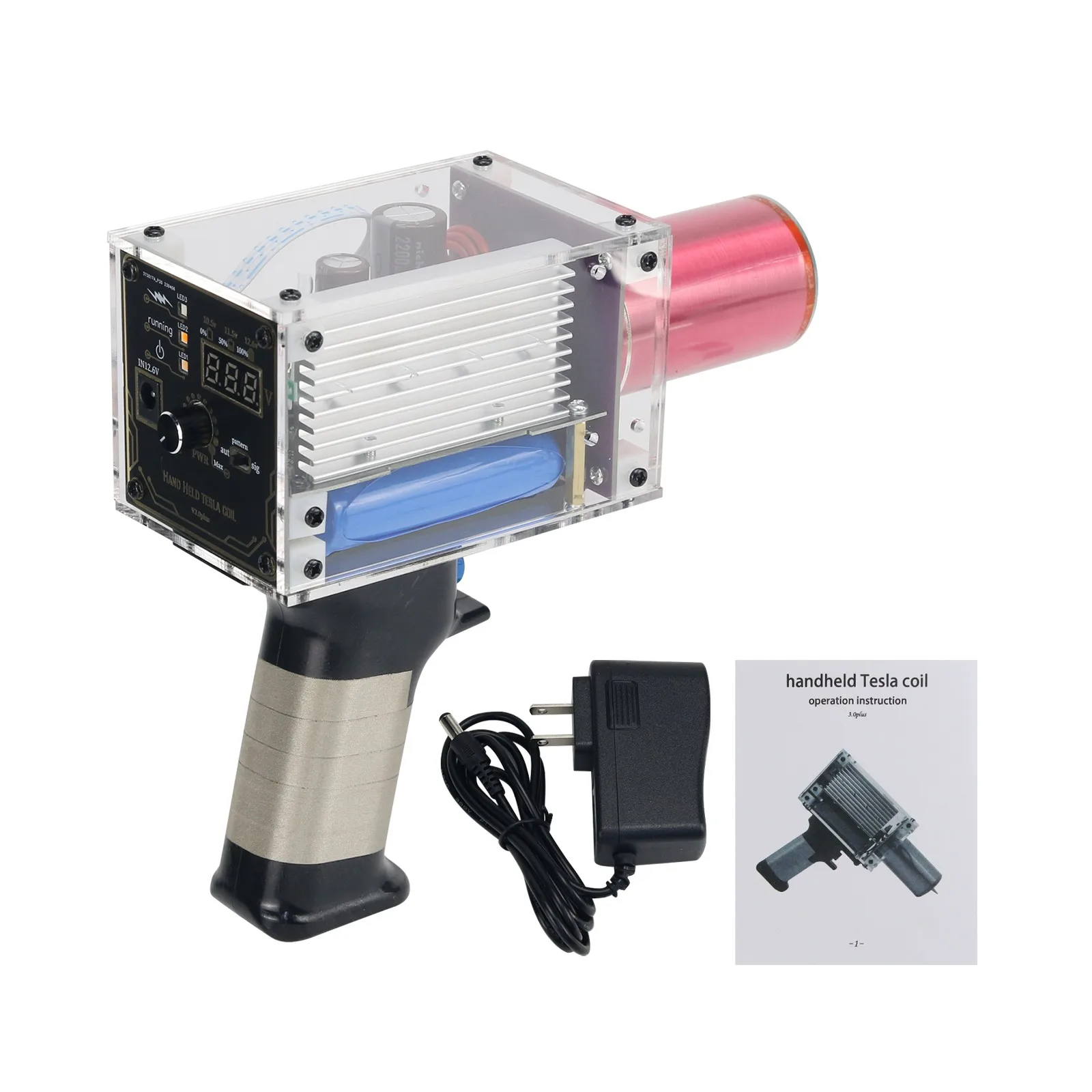 

Third Generation Plus Enhanced Version Coil Handheld Magnetic Energy Generator with Power Adapter