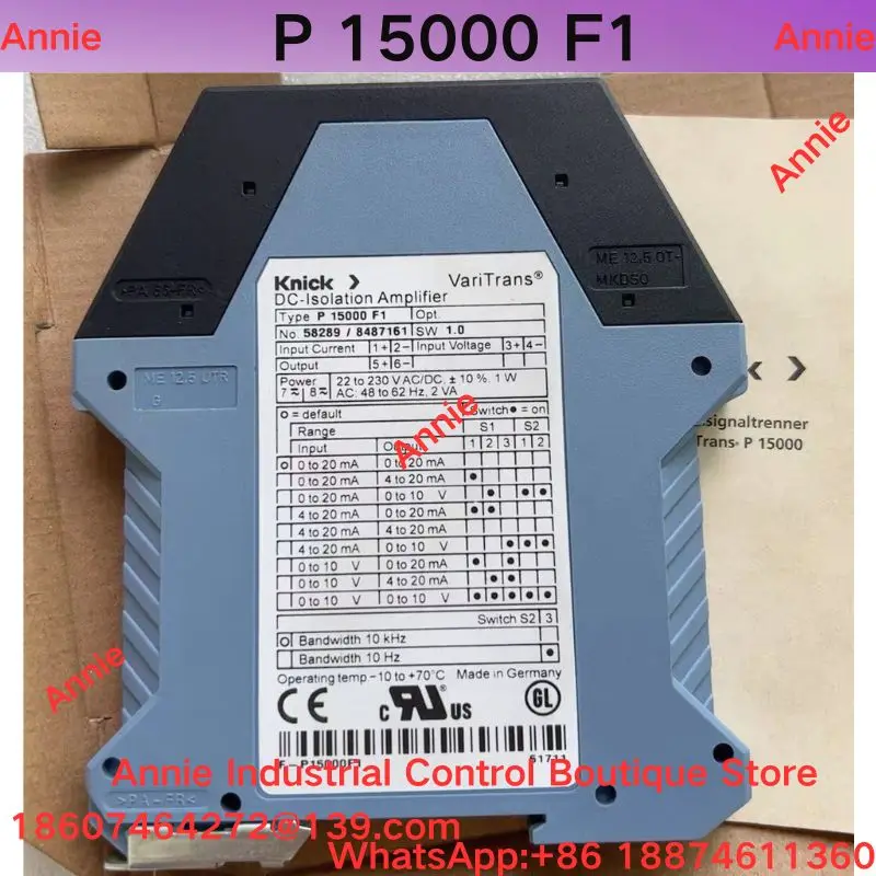 brand-new  Signal isolator module P15000F1  P 15000 F1