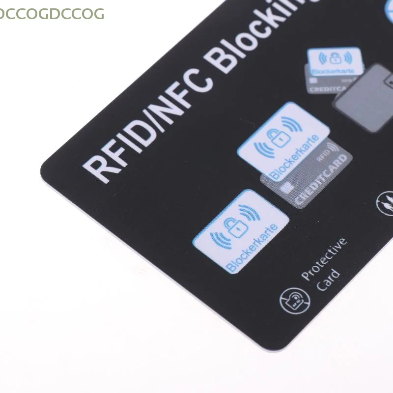 

1/5Pcs RFID Blocking Card Protector, NFC Signal Shielding, Security Debit/Credit Card Sleeve