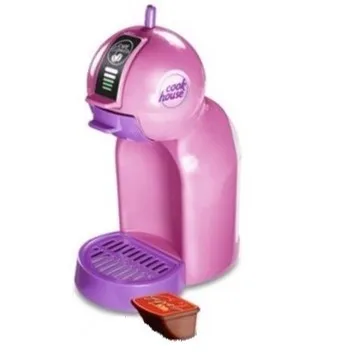 Brinquedo Cafeteira Rosa Dolce Gusto with 1 Capsula