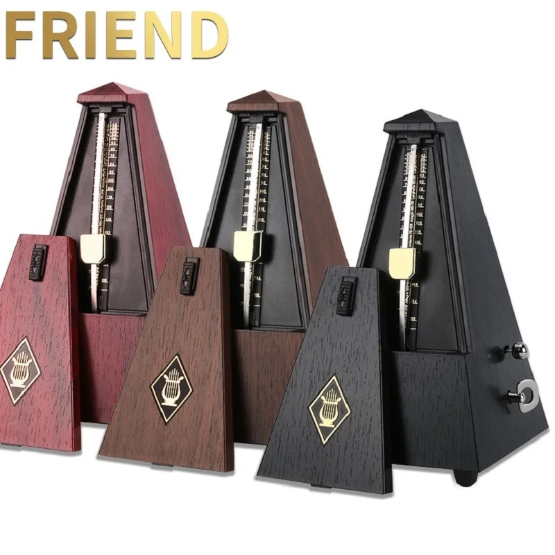 

Mechanical Metronome Professional High Accuracy Antique Vintage Style for Guitar Piano Parts Accessories 3 Colors