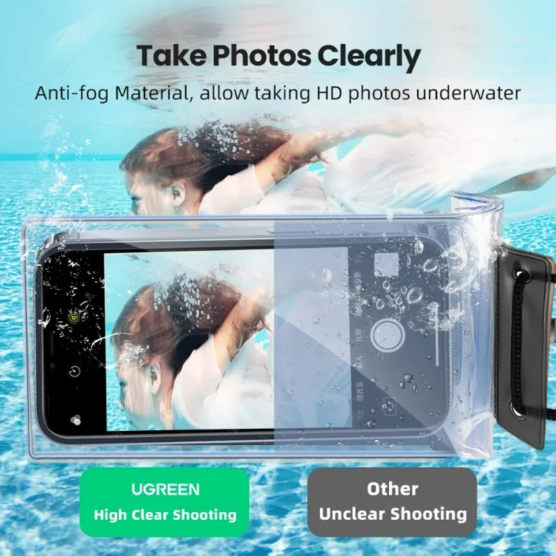 Floating Waterproof Swimming Bag Cell Phone Case for IPhone 11 12 13 14 15 Pro Max Samsung Xiaomi Huawei Full Cover Protective