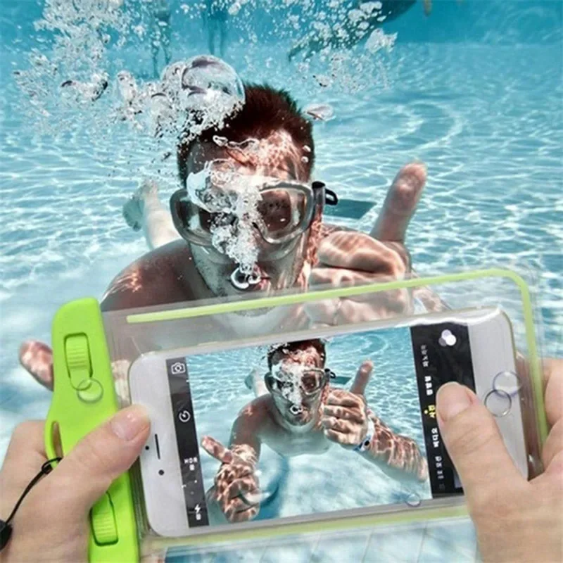 Phone Pouch Waterproof  Drift Diving Swimming Bag Underwater Dry Bag Case Cover For Phone Water Sports Beach Pool Skiing