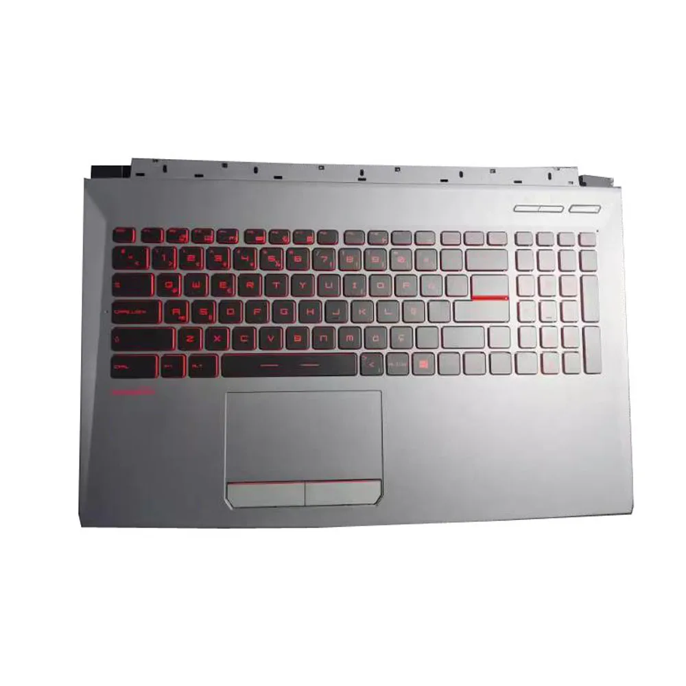 

Gray/Sliver/Black PalmRest&US/US JP Backlit Keyboard For MSI GV62 7RC 7RD 7RE 8RC 8RD 8RE GP62MVP GL62 6QC 6QD 6QE 6QF 7QF 7RD