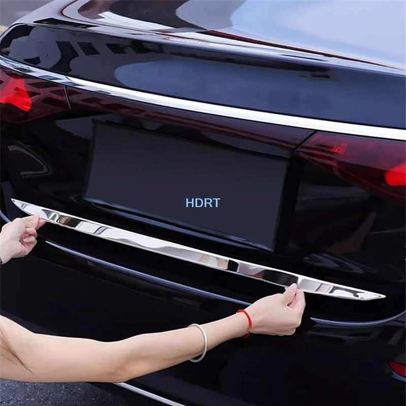 

Автомобильный стиль, молдинг заднего багажника, декоративная полоса для задних ворот, крышка багажника, аксессуары, внешняя наклейка для Mercedes-Benz E Class W214 2024 +