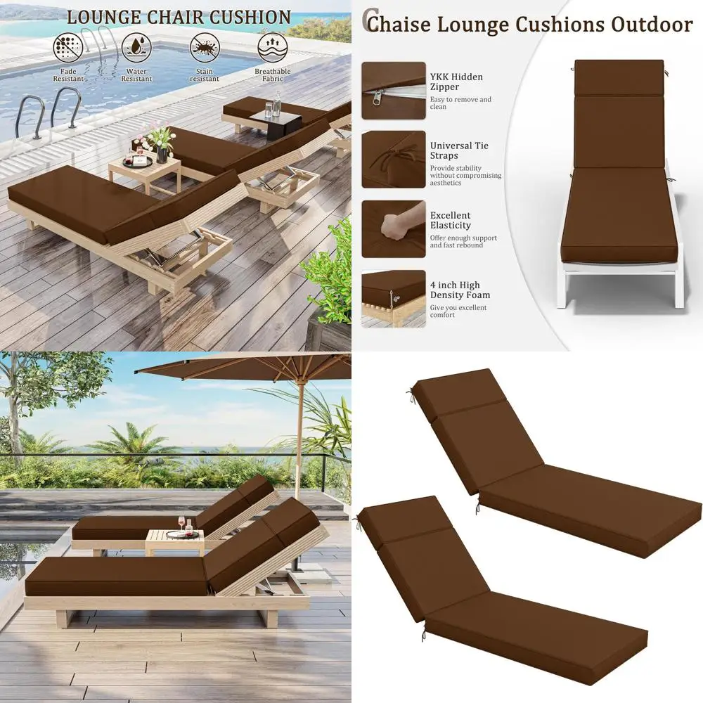 2 Pcs Chaise Lounge…