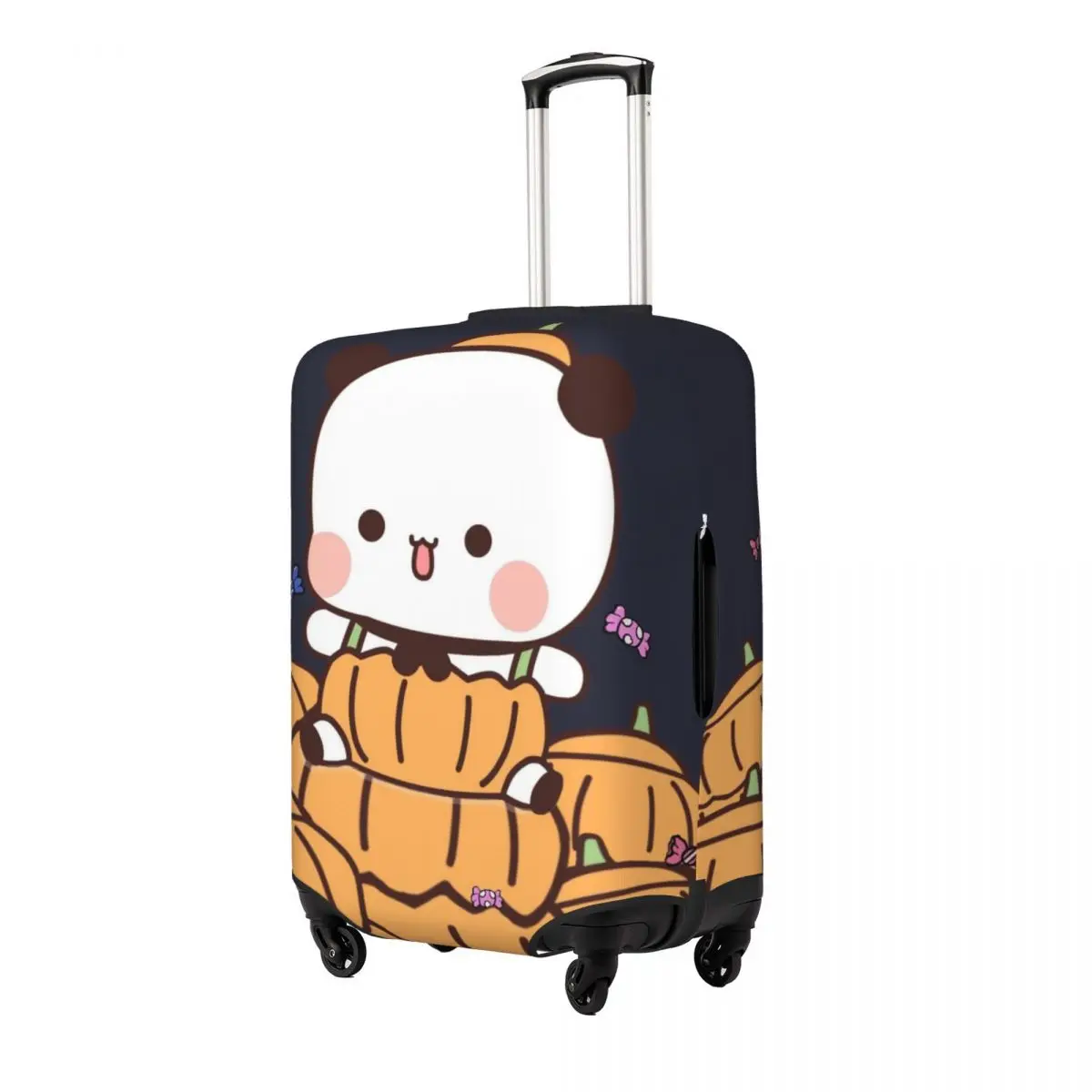 Bubu & Dudu Halloween Suitcase Cover Flight Business Useful Luggage Case Protection