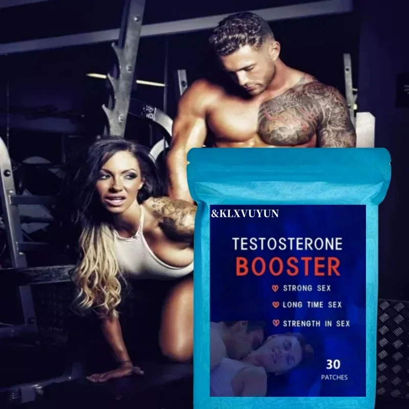 Testosterone Booster Transdermal Patches For Men, Tribulus Terrestris, Maca, Ginseng, Shilajit, Saw Palmetto