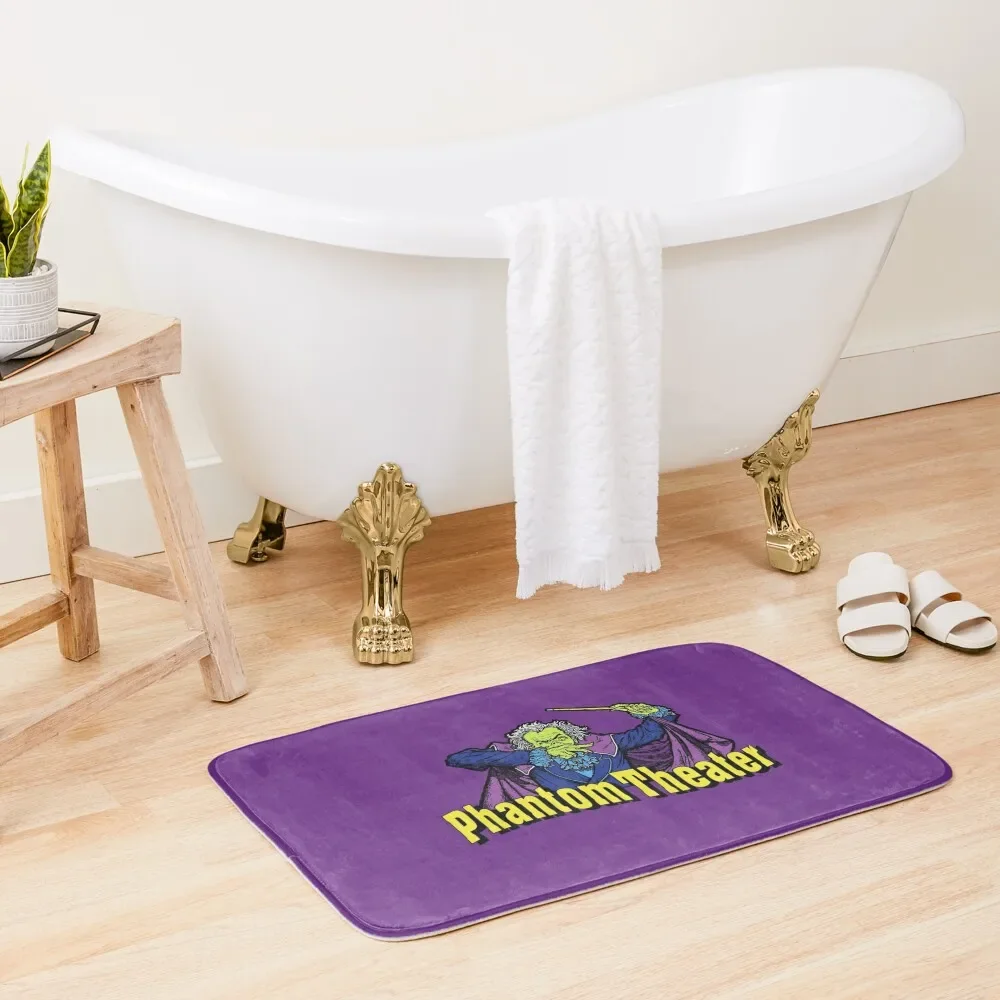 Phantom Theater Bath Mat Rug Bathroom Quick-Drying Bathroom Bath Accessories Anti-Slip Shower Mat