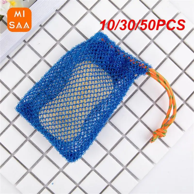 10/30/50PCS Deep Cleaning Soft Material Full Of Elasticity Rich Sparkling Dense And Delicate Neatly Routed Soap Bag Powerful