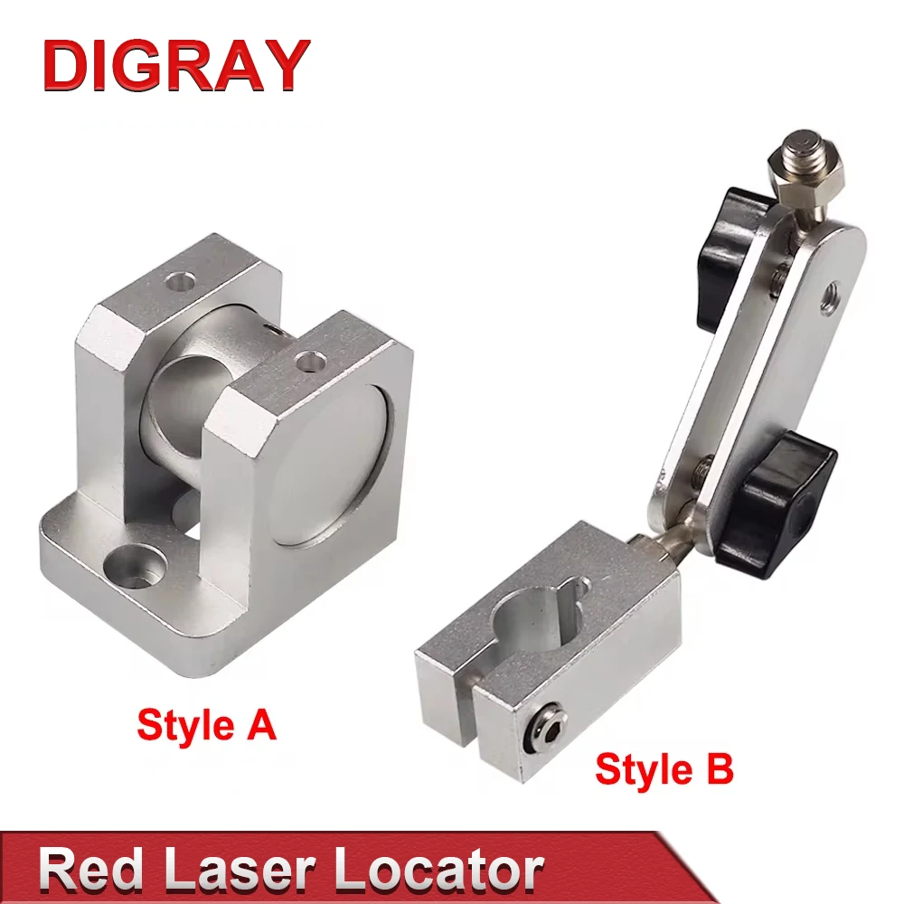 DIGRAY Red Laser Locator Laser Module Parts Diameter 12mm Lamp Holder For CO2 Fiber Optic UV Marking Machine