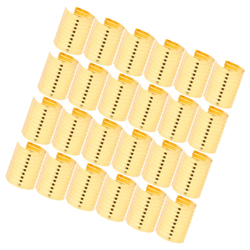 

100pcs Tassel Tail Clamp Crimp End Jewelry Clamps Beads for Accessories Diy Rope Threader Clip Clamps Jewelry Making