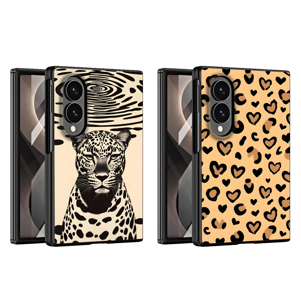Case for Samsung Galaxy ZFold8 Z Fold8 Wide ZFold Wide Z Fold 8 Luxury Phone Cover Leopard Print Art
