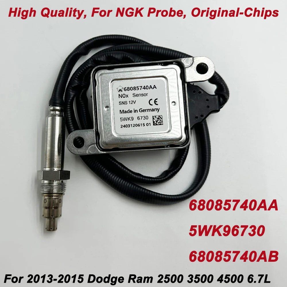 

For 2013-2015 Dodge Ram 2500 3500 4500 6.7L 68085740AA 5WK96730 68085740AB High Quality for NGK Probe NOX Nitrogen Oxide Sensor