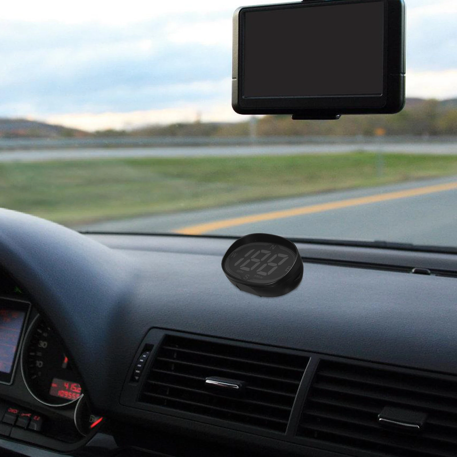 

Universal Car Speedometer Digital Gps Head Up Display Dashboard Compass Real-Time Driving Data Easy Installation