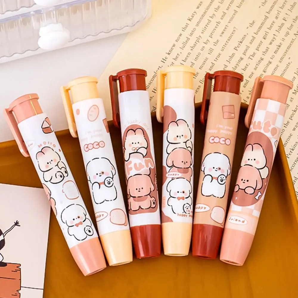 Small Gift Ins Cartoon Press Eraser Cute Creative Pencil Eraser Scalable Crumb-free Pencil Rubber Children