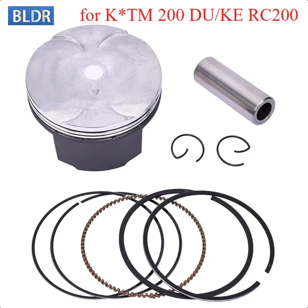 

STD 72mm 90630007000 Motorcycle Engine Parts Piston Ring Kit for KT/M 200 DU/KE 2012 2013 RC200 ABS 2014 2015
