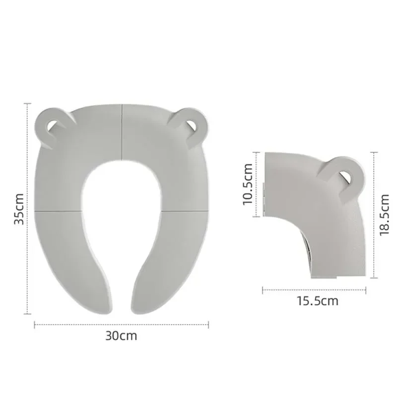 Baby Cartoon Travel Folding Potty Seat Toddler Portable Toilet Training Seat Children Urinal Cushion Children Pot Chair Pad /mat view 6