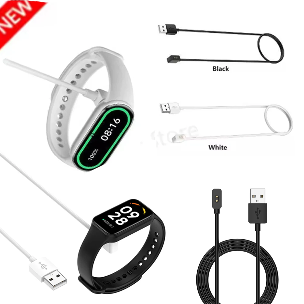 60cm Line USB Charging Cable for Xiaomi Smart Band 10 9 Magnetic Charger for Xiaomi Mi Band10 9 NFC Watch Accessories