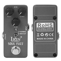 IRIN RS-11 Soul Fuzz Guitar Effect Pedal Fuzz Controlled Effects Two Modes True Bypass Pedals Electric Guitar Parts & Accessory