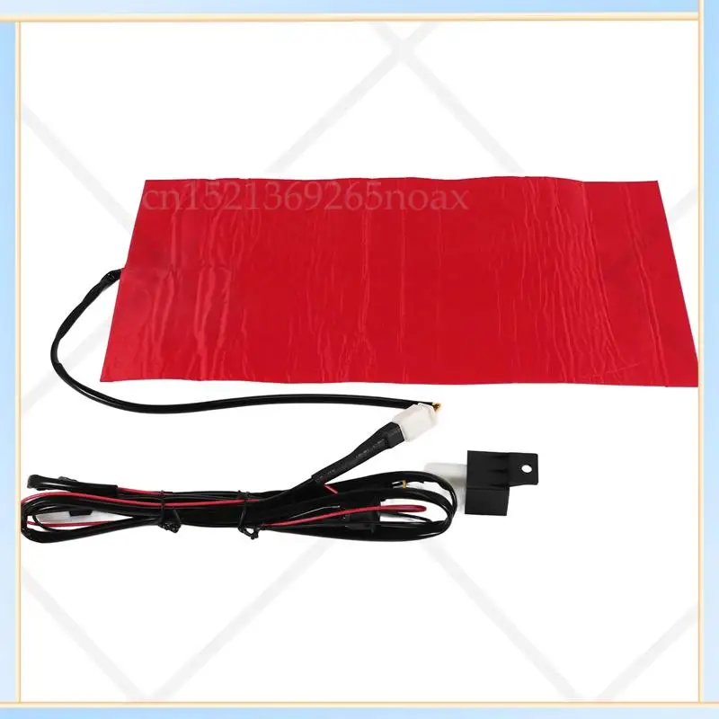 

-SPOR 25W 12V Universal Motorcycle ATV Seat Heated Cushion Winter Warmer Waterproof Pad Heating Pad Mat