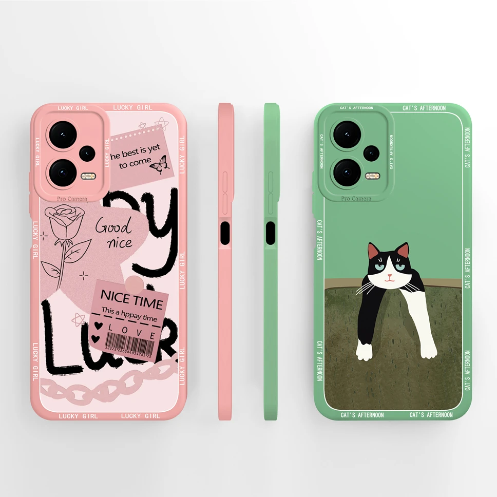 Cases For Redmi Note 12 Pro Plus 4G 5G Lovely Flower Star Protection Soft Silicone Cover For RedmiNote12 12Pro Plus 4G 5G Fundas