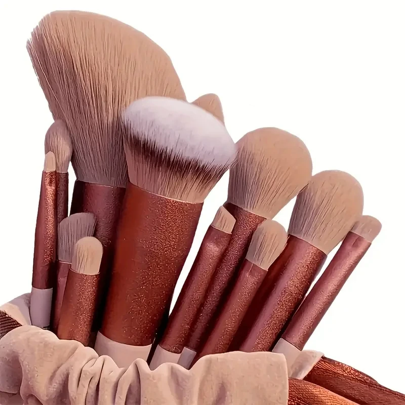 13 PCS/Lot Makeup Brushes Set Eye Shadow Foundation Women Cosmetic Powder Blush Blending Beauty Make Up Tool