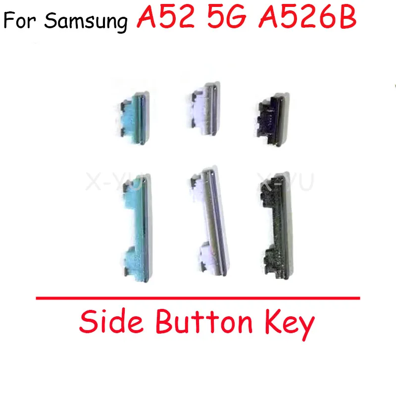 For Samsung Galaxy A32 A52 A72 4G 5G A325F A525F A526B A725F A525 A526 A325 Power Button ON OFF Volume Up Down Side Button Key