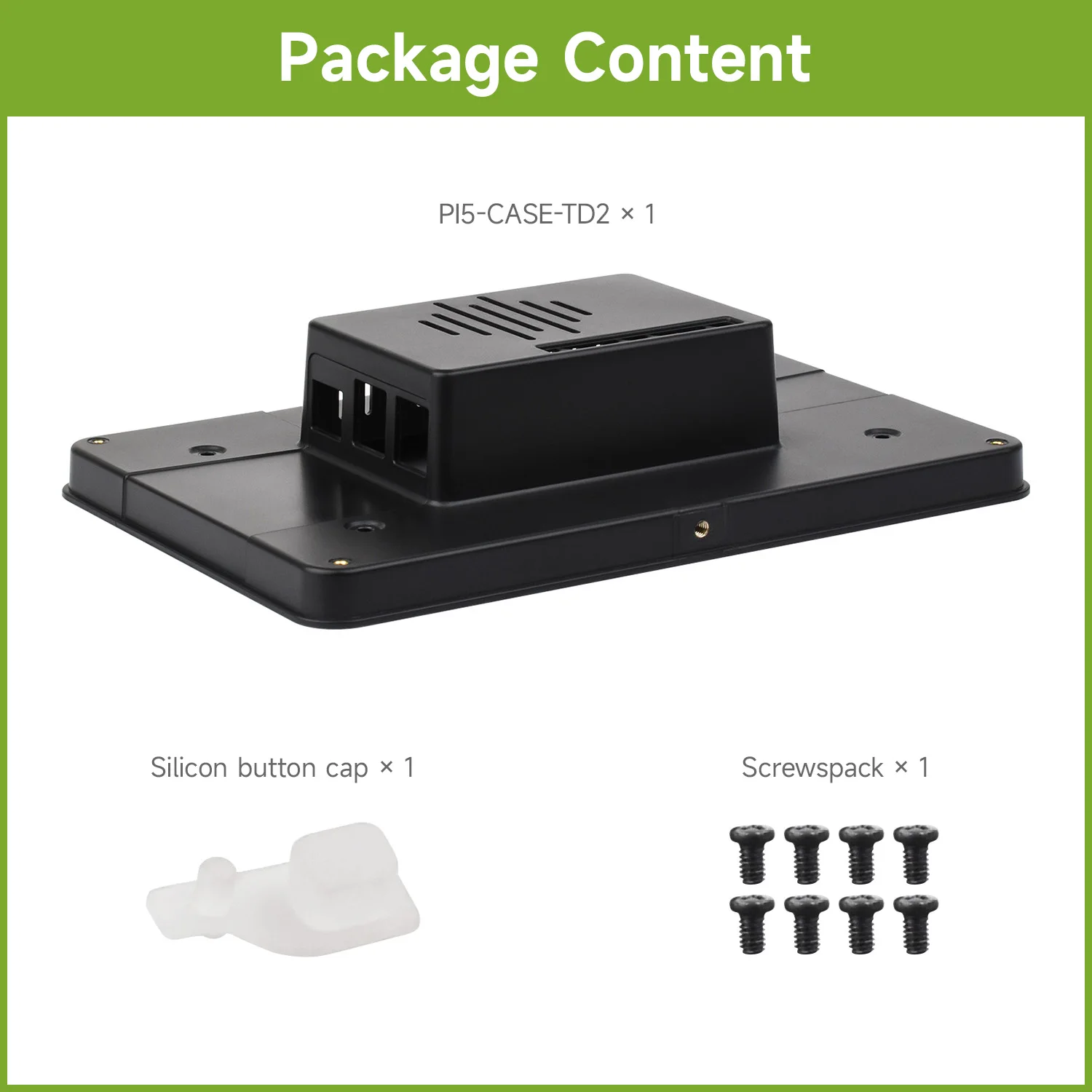 

Waveshare Protective Case For Raspberry Pi 7inch Touch Display 2 And Raspberry Pi 5, Compatible With Multiple 7inch Screens