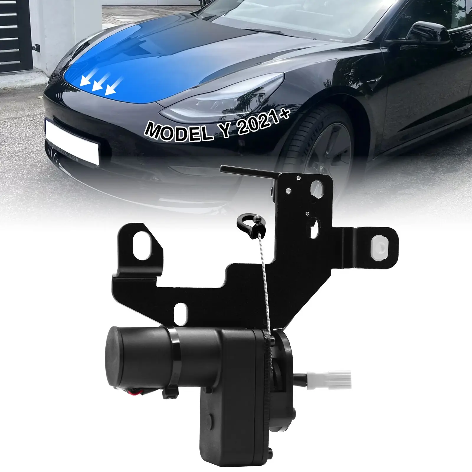 Model Y Frunk Soft Close For Tesla 3 Front Trunk Auto Suction Model Y Electric Adsorption Automatic Lock 2021 2022 2023 2024