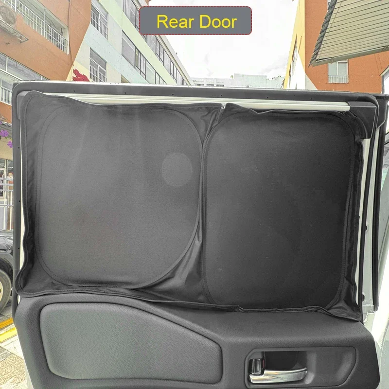 

Автомобильный черный анти-УФ-тепляционный солнцезащитный козырек для конфиденциальности окон для Toyota Prado 2010-настоящее защитное покрытие, автомобильные аксессуары для интерьера