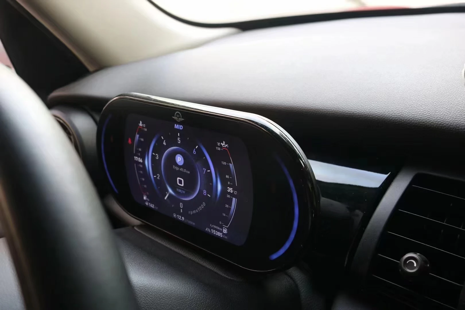 سيارة Lcd لوحة القيادة الرقمية عداد السرعة شاشة الظاهري أداة رقمية العنقودية لسيارات Bmw ميني كوبر 2015-2018 التوصيل والتشغيل