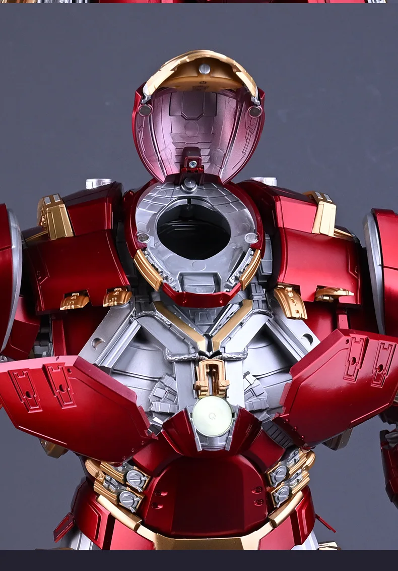 Figurka Marvel Iron Man Mark 44 Hulkooster Hulkbuster Armor 1/7 Zestaw do Składania Figurki Akcji Lalka Zabawka Prezent Świąteczny dla Fanów