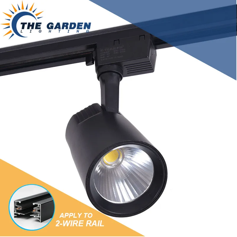 LED Track Light Surface Mounted Commercial Supermarket Shopping Mall Hotel Clothing Store Exhibition Hall Project Rail Spotlight