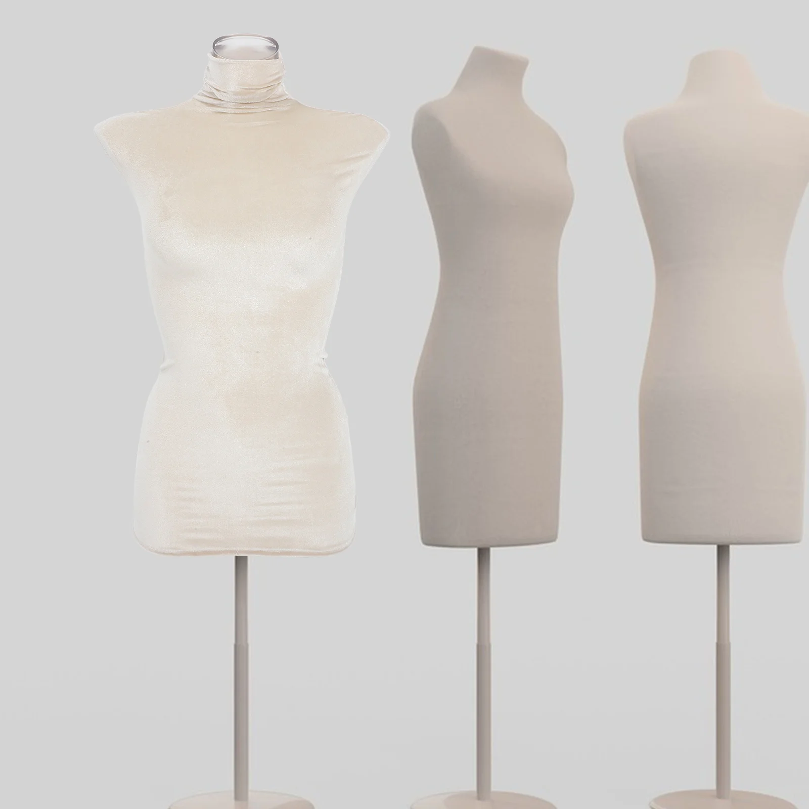 

1pc Model Replacement Cloth Cover Female Mannequin Fabric Clothes Props Velour Velvet Upper Body Mannequin Decorative Covers