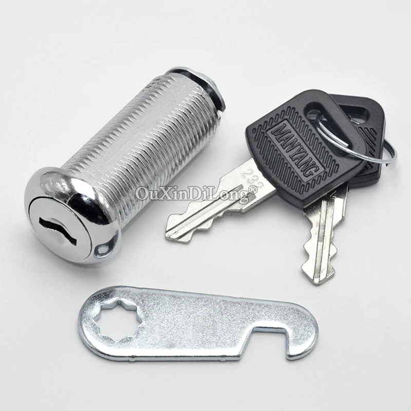 New 10PCS Zinc Alloy Cam Locks Letter Box Mailbox Locks Desk Drawer Cupboard Locker Locks Electric Box Lock File Cabinet Locks
