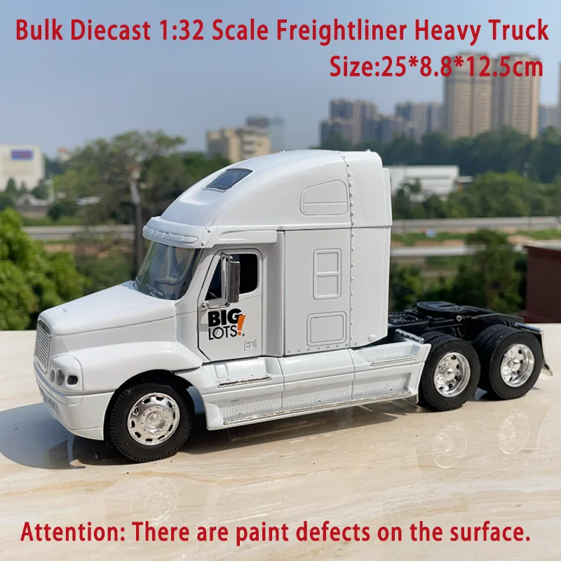 

Bulk Diecast 1:32 Scale Freightliner Heavy Truck Alloy Transport Vehicle Model Collection Souvenir Boy Gift Display