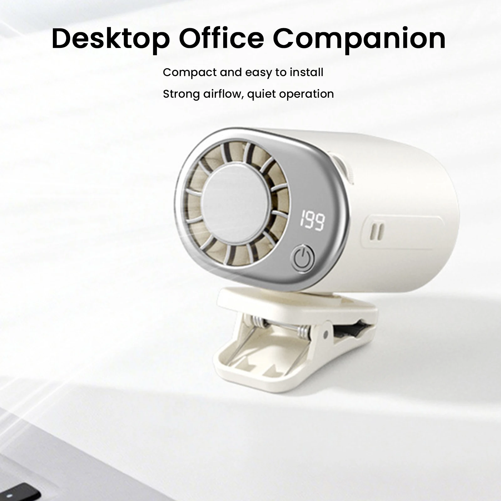 Summer Portable Clip on Fan US - Umbrella Led Clip ulasan dan harga