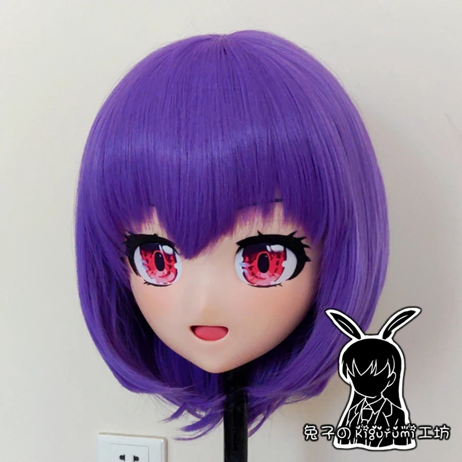 

(RB129)Customize Handmade Full Head Female/Girl Resin Japanese Cartoon Character Animego Cosplay Kigurumi Mask Crossdresser