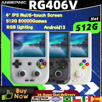 ANBERNIC RG406V Handheld Game Console 4-inch IPS Screen Android 13 Unisoc T820 64-bit Game Player 5500mAh RGB lighting PSP PS2