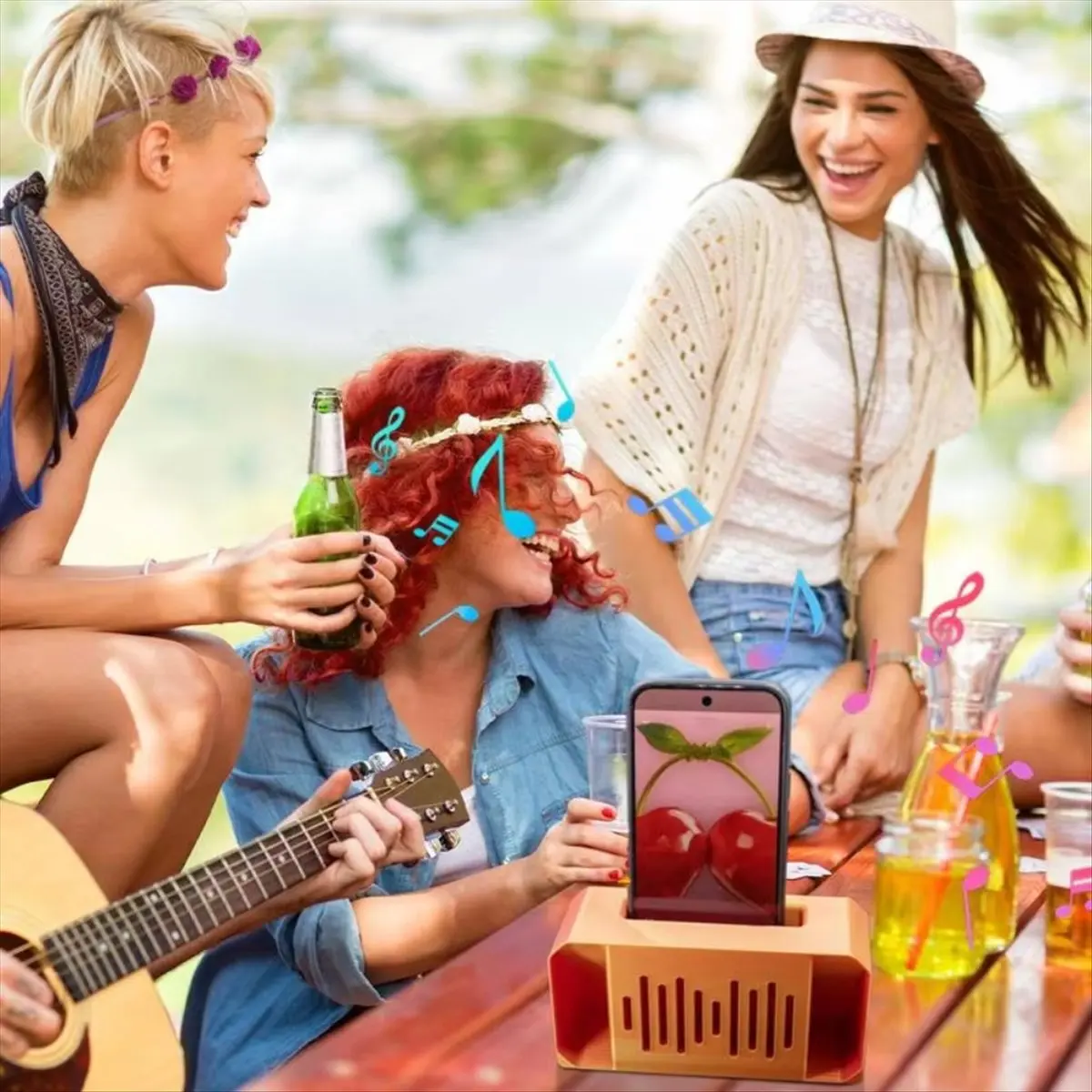 

*ESTR держатель для телефона подставка для телефона усилитель звука настольный портативный пластиковый держатель для телефона для стола дорожный туалетный столик для ванной комнаты прикроватная тумбочка