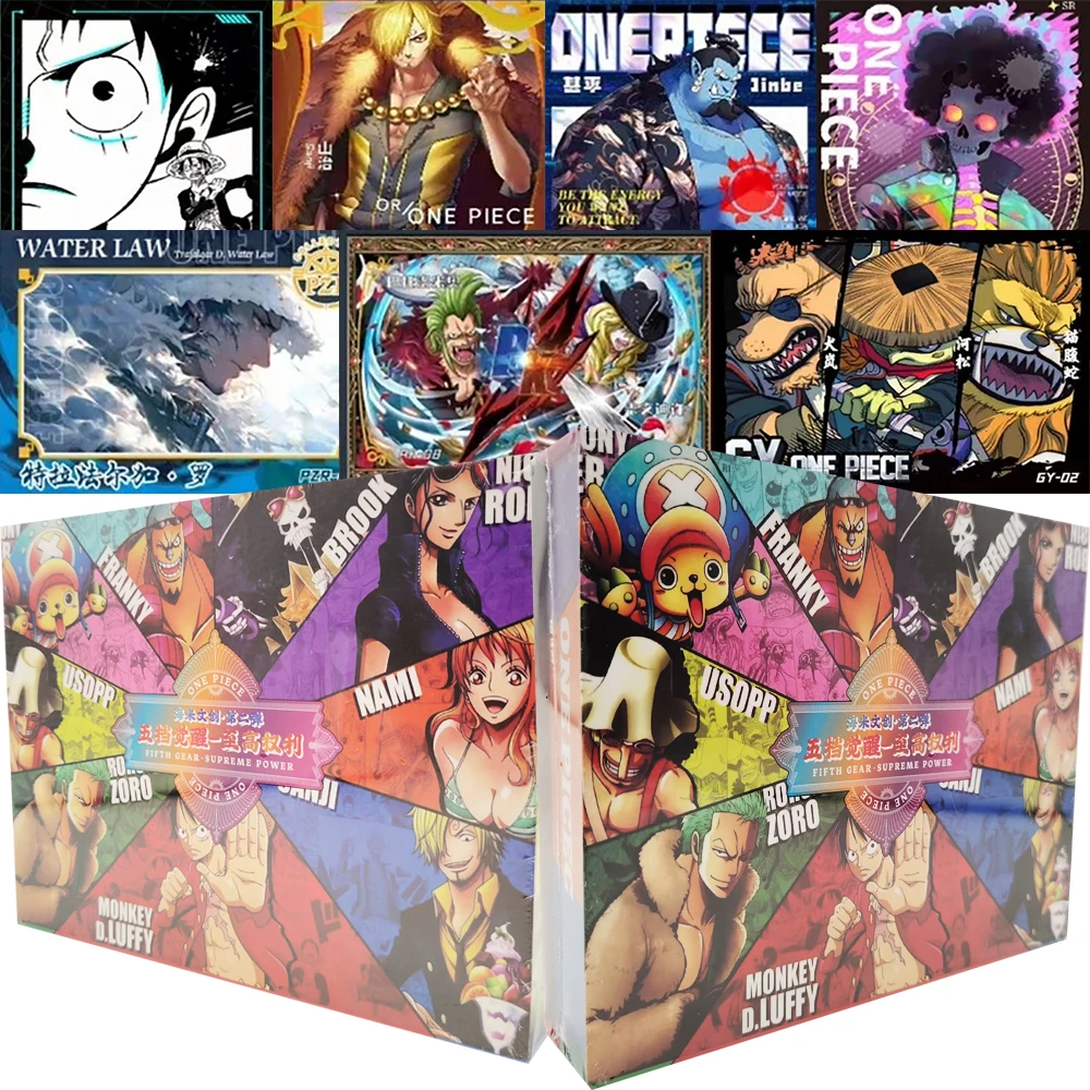 One Piece Collection Cards for Kids Highly Beloved Classic Fantasy Adventure Anime Fashion Art Creative Character Cards Fun Gift